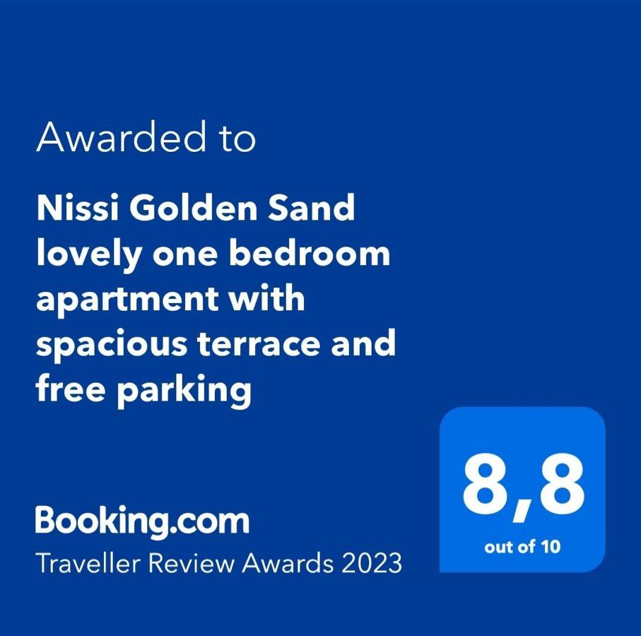 Nissi Golden Sand Lovely One Bedroom Apartment With Spacious Terrace And Free Parking Ayia Napa Exteriér fotografie