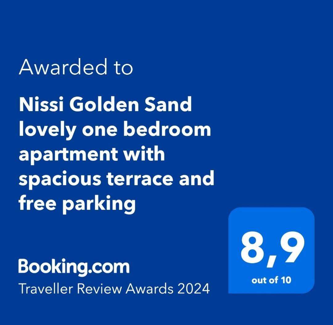 Nissi Golden Sand Lovely One Bedroom Apartment With Spacious Terrace And Free Parking Ayia Napa Exteriér fotografie